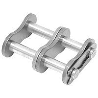 40-2SS Stainless Steel Connector Link | 40-2R DOUBLE STRAND STAINLESS STEEL | Ball Bearings | Belts | USA Bearings & Belts