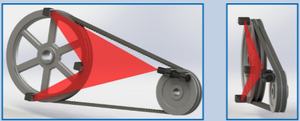 LAT1 Laser Alignment Tool Red Laser| V-Belt Alignment Tool | USA Bearings & Belts | USA Bearings & Belts