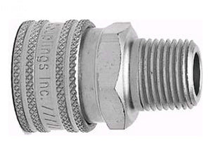 SOCKET BRASS MPT 3/8" | PRESSURE WASHER PARTS | Ball Bearings | Belts | USA Bearings & Belts