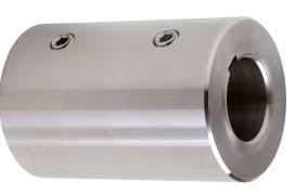 RC-100-S-KW | Stainless Steel Rigid Coupling With Keyway | Ball Bearings | Belts