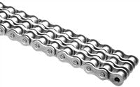 Stainless Steel Triple Roller Chain 10' 40-3SS  | STAINLESS STEEL 40-3R TRIPLE STRAND  | Ball Bearings | Belts