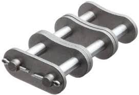 120-3C Steel Cottered Chain 10' | 120-3R TRIPLE STRAND CARBON STEEL | Ball Bearings | Belts | USA Bearings an Belts