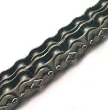 100-2R Steel Chain Cottered 10' | 100-2R DOUBLE STRAND CARBON STEEL | Ball Bearings | Belts | USA Bearings an Belts