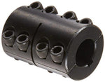 2ISCC-050-050-KW | Double Split Black Oxide Coupling With Keyway | Ball Bearings | Belts | USA Bearings & Belts