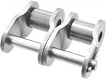 Stainless Steel Cottered Offset Link 100-2SS | 100-2R DOUBLE STRAND STAINLESS STEEL | Ball Bearings | Belts | USA Bearings & Belts