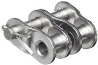 Stainless Steel Offset Link 80-2SS  | 80-2R STAINLESS STEEL DOUBLE STRAND  | Ball Bearings | Belts | USA Bearings an Belts